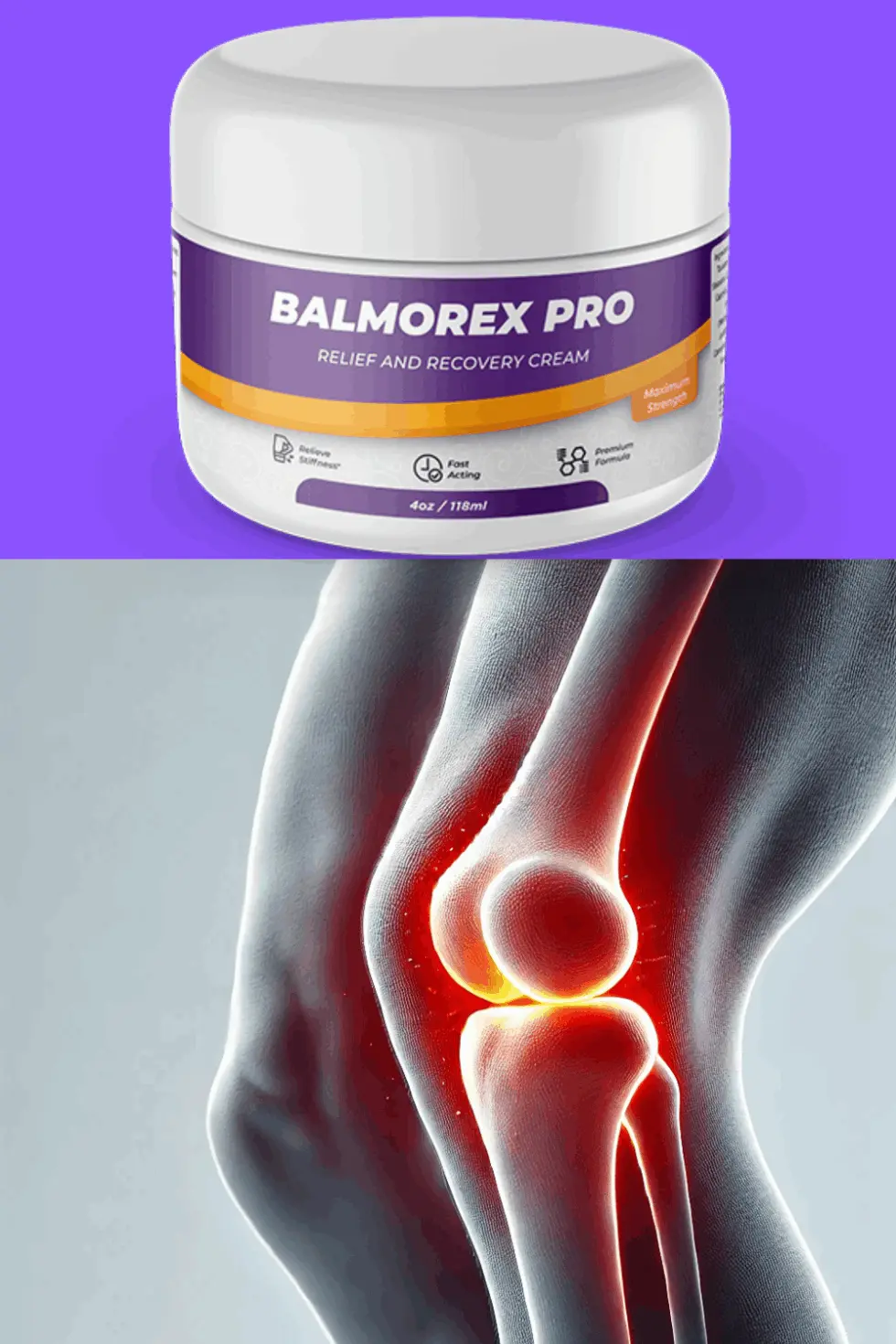 balmorex pro 1 jar with knee pain 